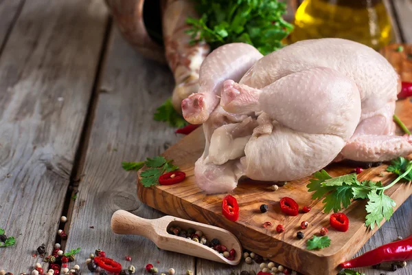 Rohe Hühnerbrust — Stockfoto