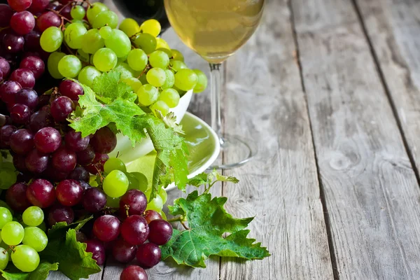 Green and red grape Royalty Free Stock Photos