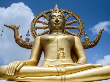 Buda altın - wat phra yai oturan