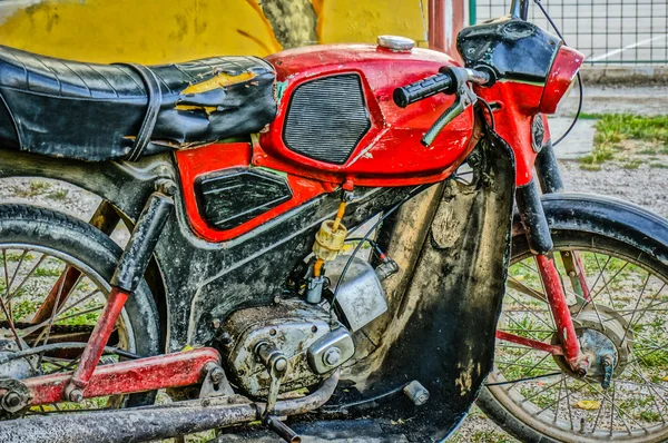 Old timer motorbike kreidler florett in hdr — Stock Photo, Image
