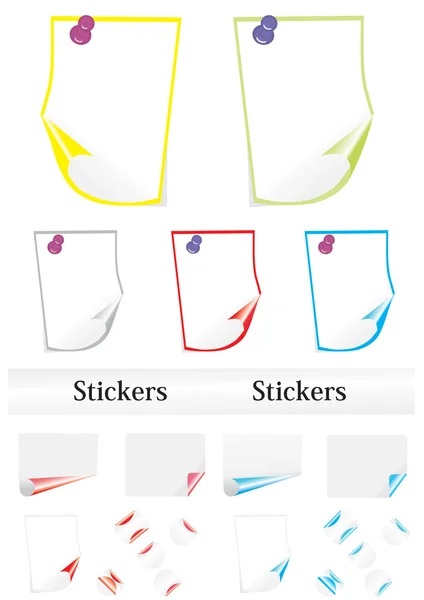 Stikers — Stock Vector