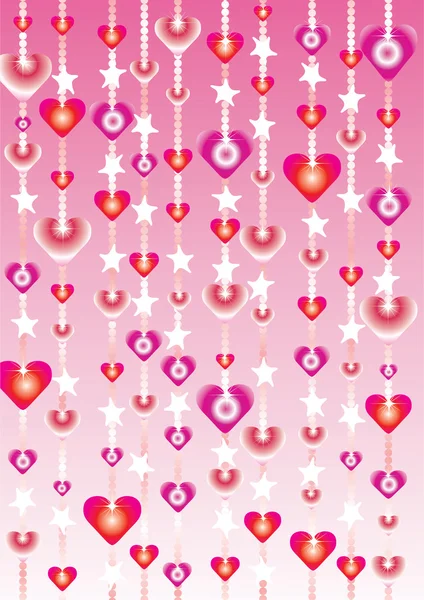 Ensemble vectoriel Étiquettes et icônes coeur et amour — Image vectorielle