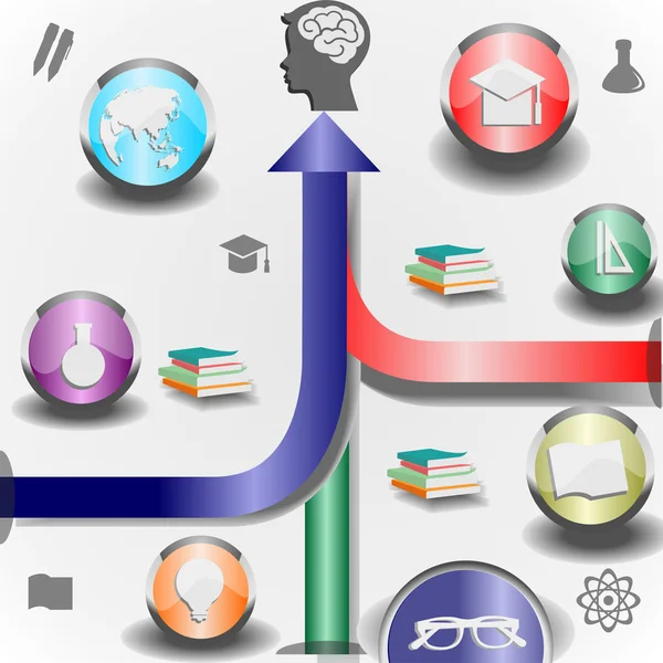 Pointers en objecten van studie — Stockvector