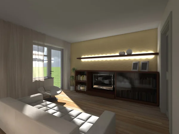 karanlık oturma odası