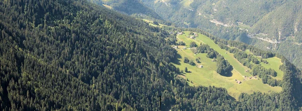 Uitzicht Vanaf Top Van Een Berg — Stockfoto