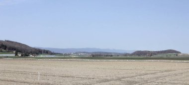 Bir tarlanın manzarası