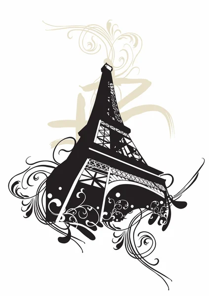 Tour eiffel — Image vectorielle