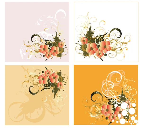 Decorative backgrounds — Stock Vector