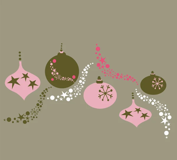 Christmas decorations — Stock Vector