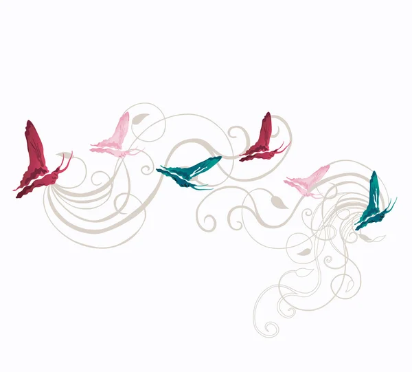 Butterflies — Stock Vector