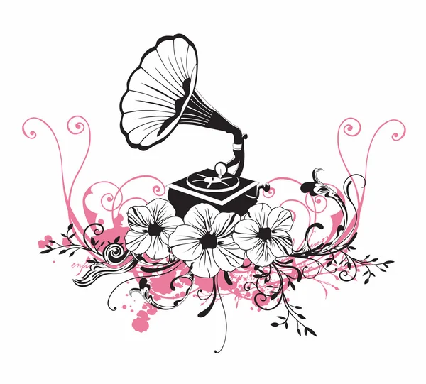 Gramophone — Image vectorielle