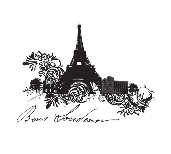 Parisiennes — Image vectorielle