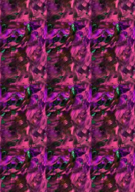 Illustration in stained glass style with flowers and leaves