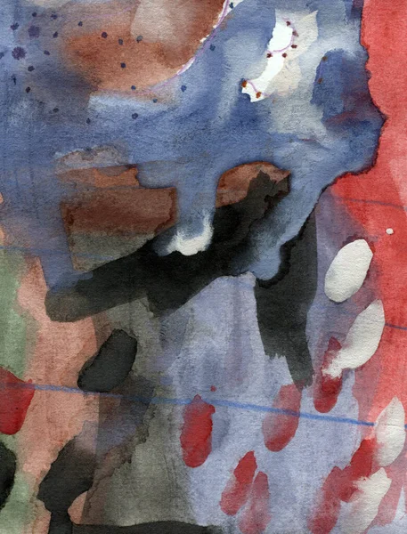 Simple abstract watercolor, animal print. Terrakota tye dye boho. — Zdjęcie stockowe