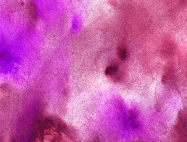 바이올렛 과 핑크 색 파스텔 손으로 색칠 한 수 채색 텍스처 종이 위에. — 스톡 사진