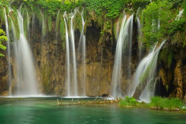 plitvice gölleri, şelale