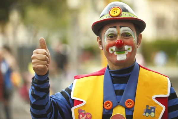 Clown im Karneval — Stockfoto