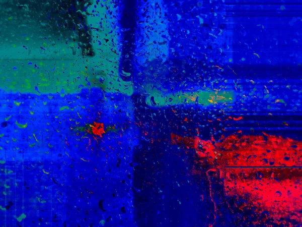 Abstracte Achtergrond Rood Groen Blauw Met Een Spectaculair Ritme Inserts — Stockfoto