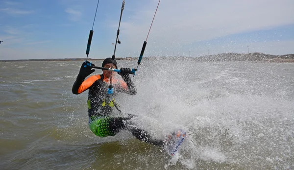 Kitesurfen — Stockfoto