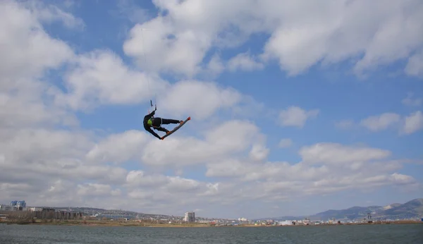 Kite surfing — Stock Photo, Image