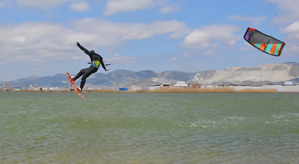 Kite surfing — Stock Photo, Image