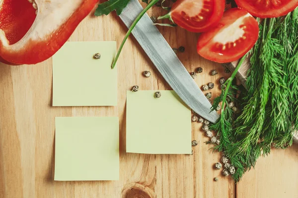 sebzeli boş notları