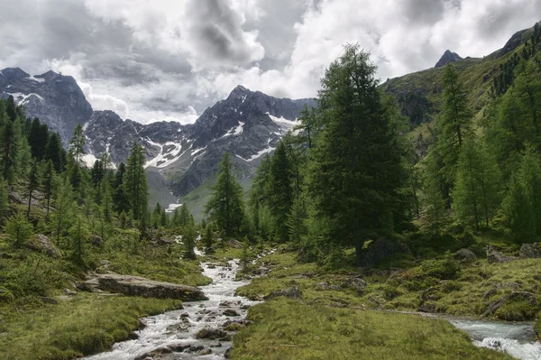 La vallée de Pitztal au Tyrol Photo De Stock
