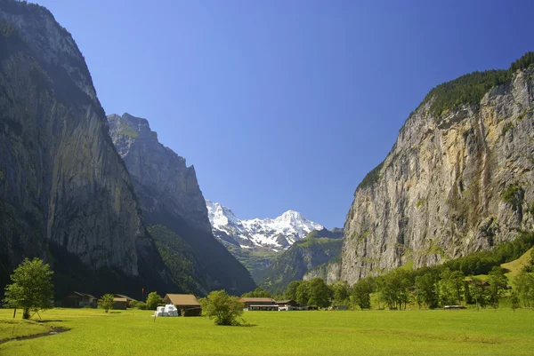 Lauterbrunnen lembah — Stok Foto