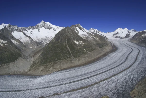 Glacier d'Aletsch Images De Stock Libres De Droits