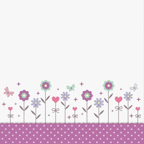 Fundo floral — Vetor de Stock