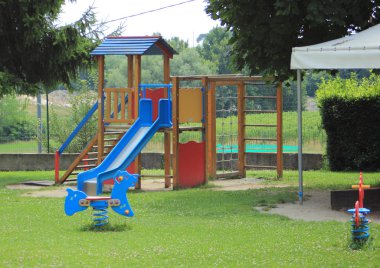 Çocuklarda okul tatil için boş Bahçesi