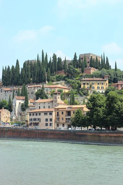 Castle in the middle of Verona Italy — Stock Photo, Image