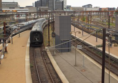 Merkez Tren İstasyonu'na bırakarak trenler