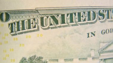 Amerika Birleşik Devletleri 'nin yirmi dolarlık faturası. Ve Tanrı' ya güveniyoruz.