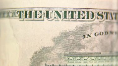 5 dolarlık banknot Amerika Birleşik Devletleri 'ni kapatıyor ve Tanrı' ya güveniyoruz.