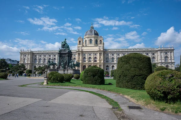 Památník Marie Terezie Přírodovědecké Muzeum Marie Theresien Platz Vídni Rakousko — Stock fotografie