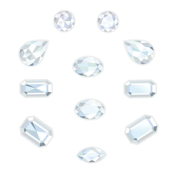 Diamond Set — Stock vektor