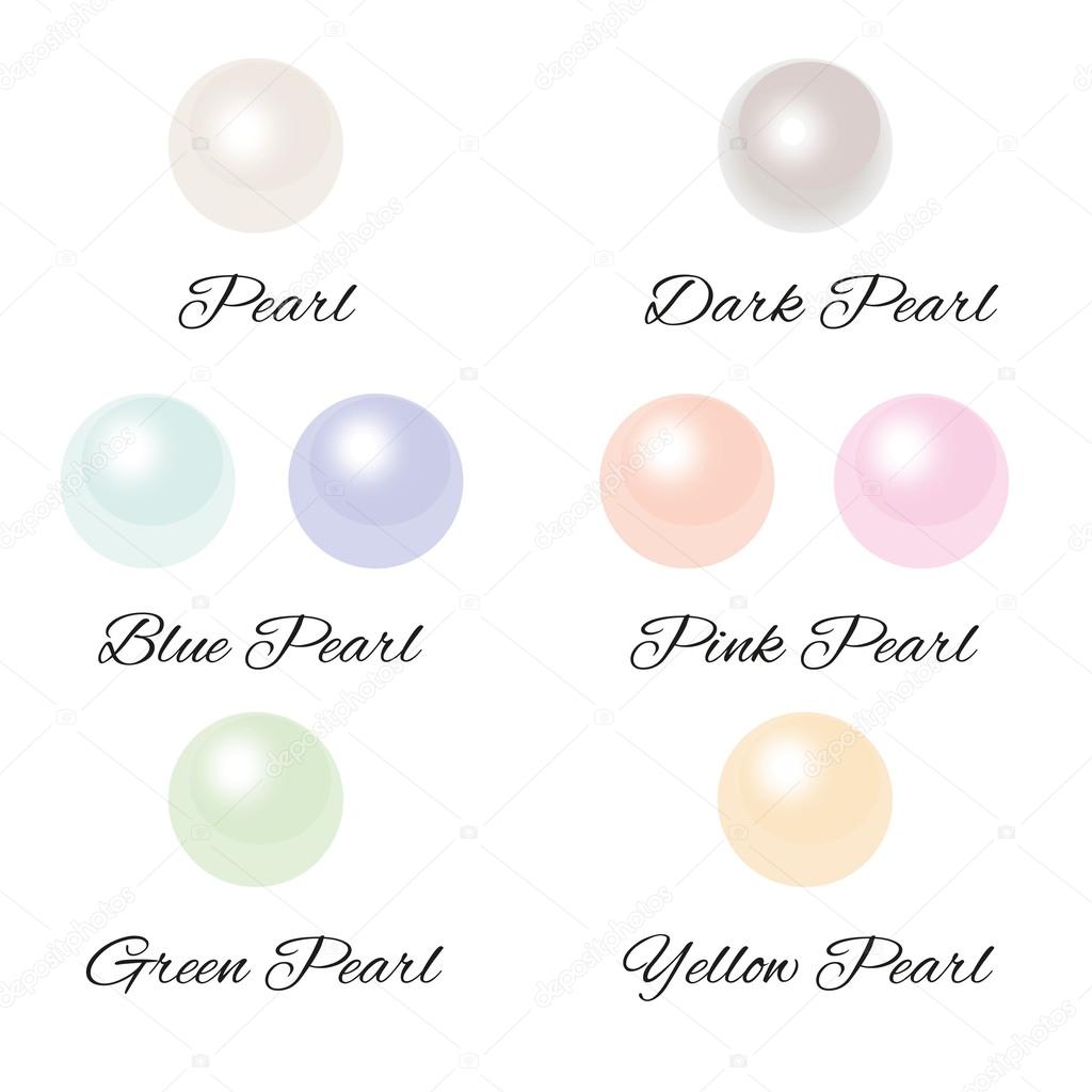 Pearl Set With Text