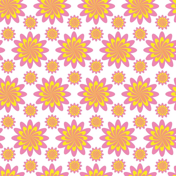 ピンクの抽象的な形のシームレスなテクスチャ — ストックベクタ