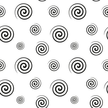 Spiral tek renkli kesintisiz doku