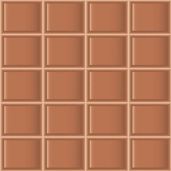 Chocolate tiles seamless texture — Stock Vector