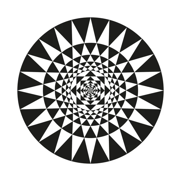 Cirkel av abstrakt isolerade — Stock vektor