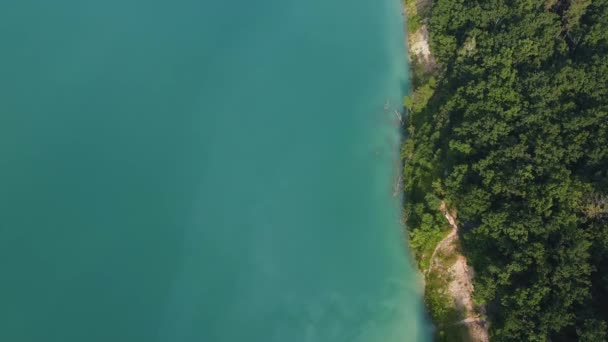 Drone View Beautiful Seamless Never Ending Footage While Turquoise Sea — 图库视频影像