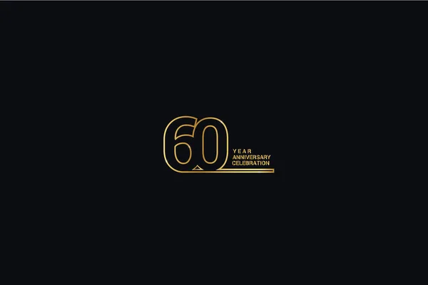 Years Anniversary Celebration Logotype Anniversary Logo Golden Sparklight White Color — Wektor stockowy