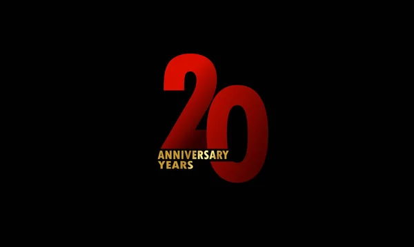 Years Anniversary Minimalist Logo Jubilee Greeting Card Invitation — 图库矢量图片