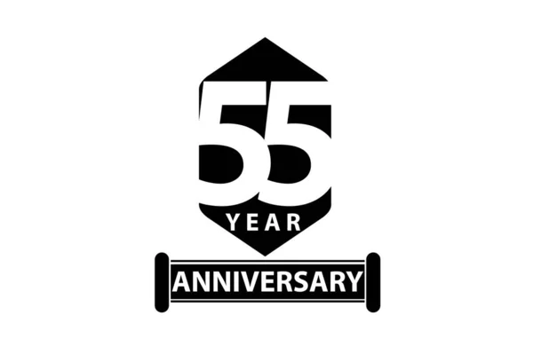 Years Anniversary Celebration Logotype Anniversary Logo — 图库矢量图片