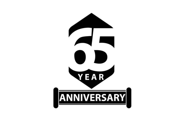 Years Anniversary Celebration Logotype Anniversary Logo —  Vetores de Stock