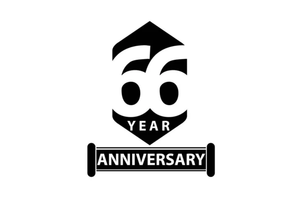 Years Anniversary Celebration Logotype Anniversary Logo — Stockvektor