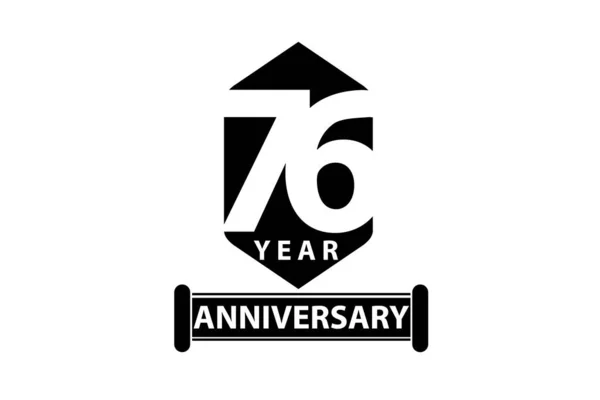 Years Anniversary Celebration Logotype Anniversary Logo — Stockvektor