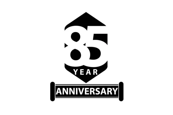 Years Anniversary Celebration Logotype Anniversary Logo — Stockvektor